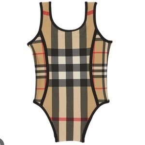 Burberry Kids Check Swimsuit